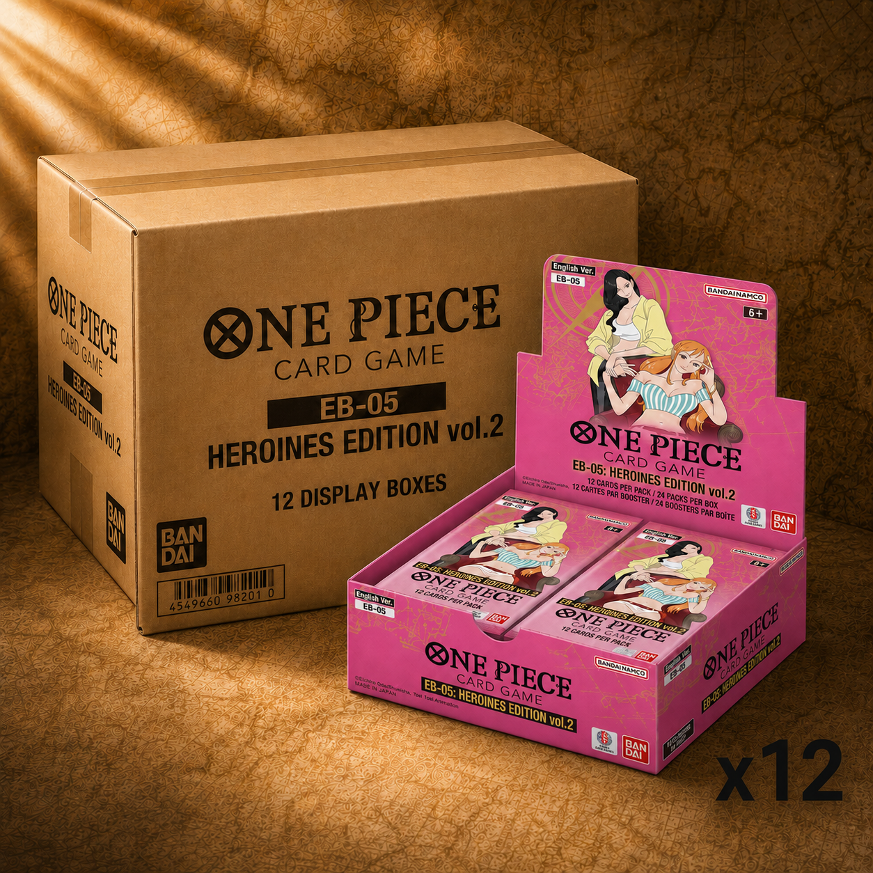 one piece 05 booster box english 05 series and intended for the European (EU) market ONE PIECE Card Game EB05