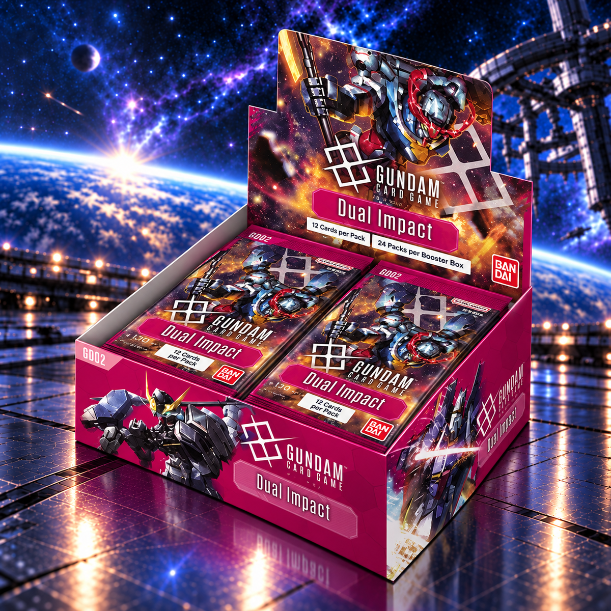Gundam Card Game - Dual Impact GD-02 Booster Display English