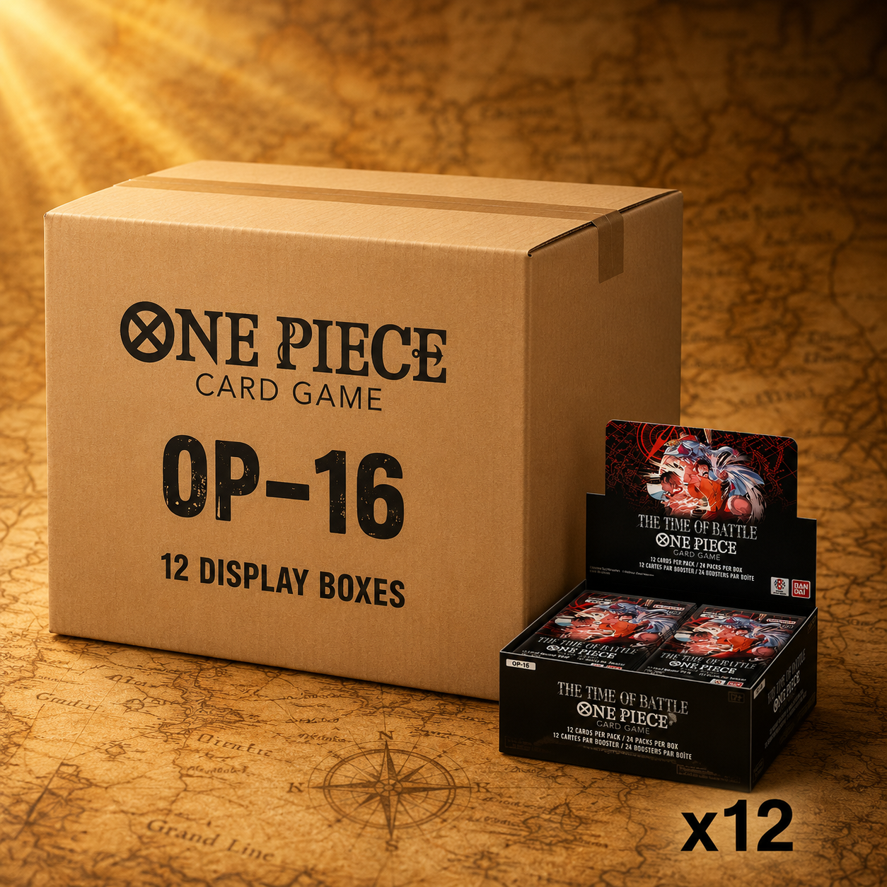 ONE PIECE Card Game OP-16 - Sealed Case 12 Booster Boxes (English) - PRE-ORDER
