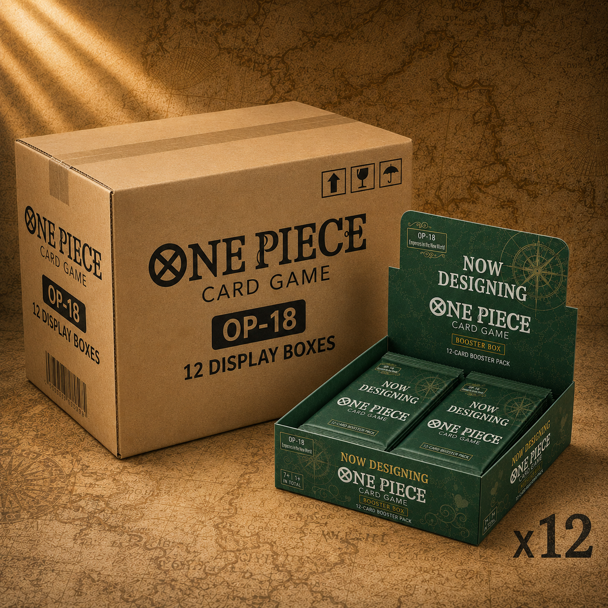 ONE PIECE Card Game OP-18 - Sealed Case 12 Booster Boxes (English) - PRE-ORDER