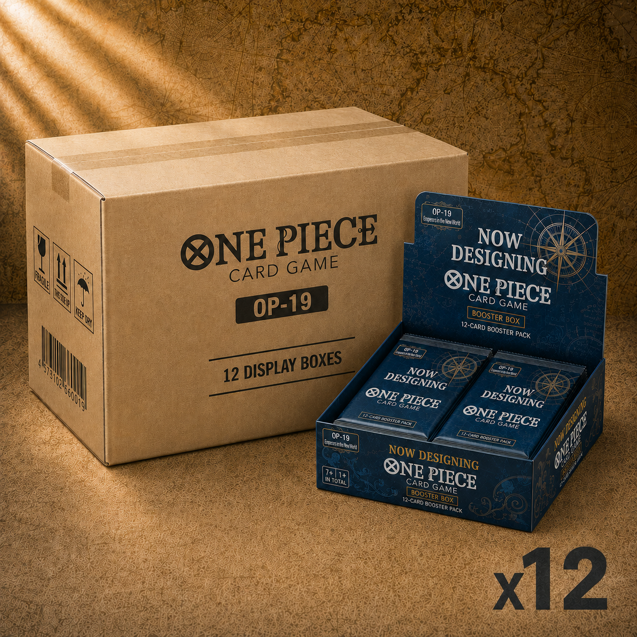 OP-19 - Sealed Case 12 Booster Boxes (English) - PRE-ORDER