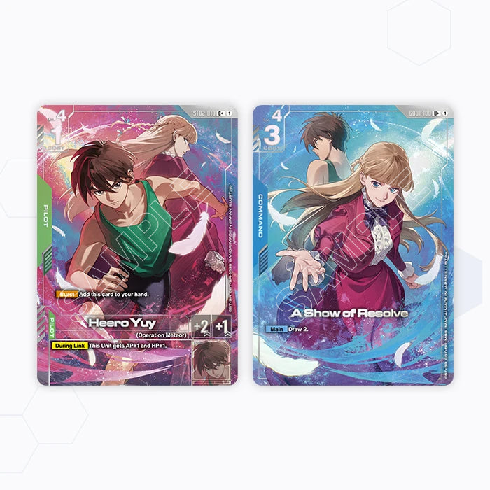 Gundam Card Game – Premium Accessory Set Mobile Suit Gundam Wing PB-01 English