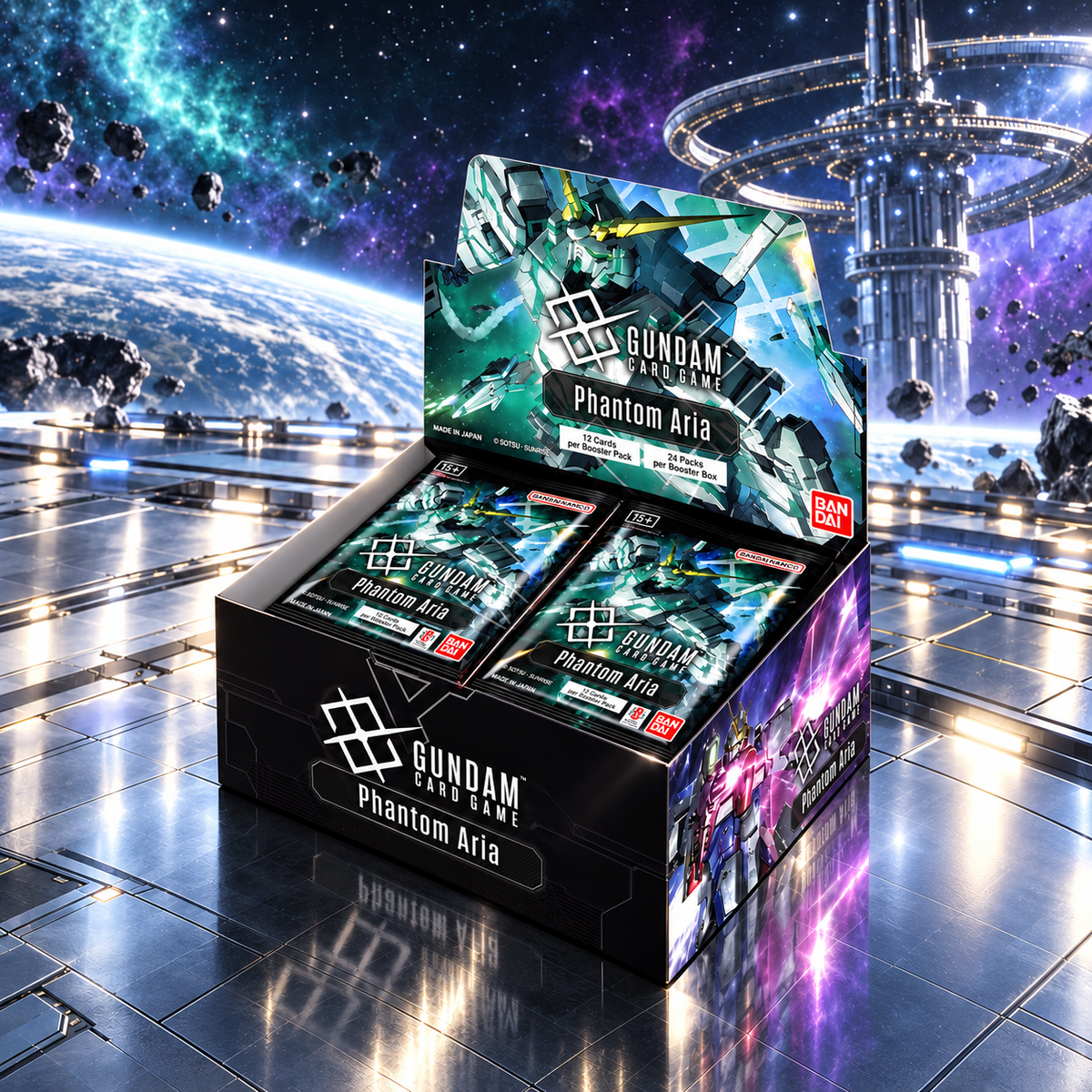 Gundam Card Game - Phantom Aria GD-04 Booster Display English