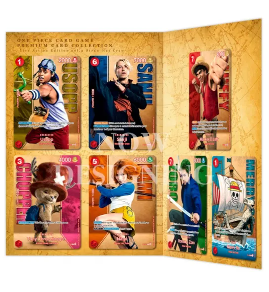Premium Card Collection – Live Action Edition Vol. 2: Straw Hat Crew (ENGLISH) - PRE-ORDER