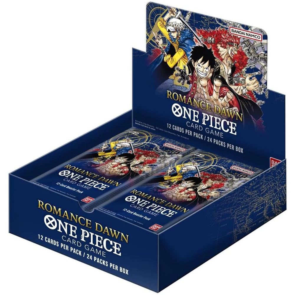 OP-01 Romance Dawn Booster Box Display (ENGLISH, White Bottom)
