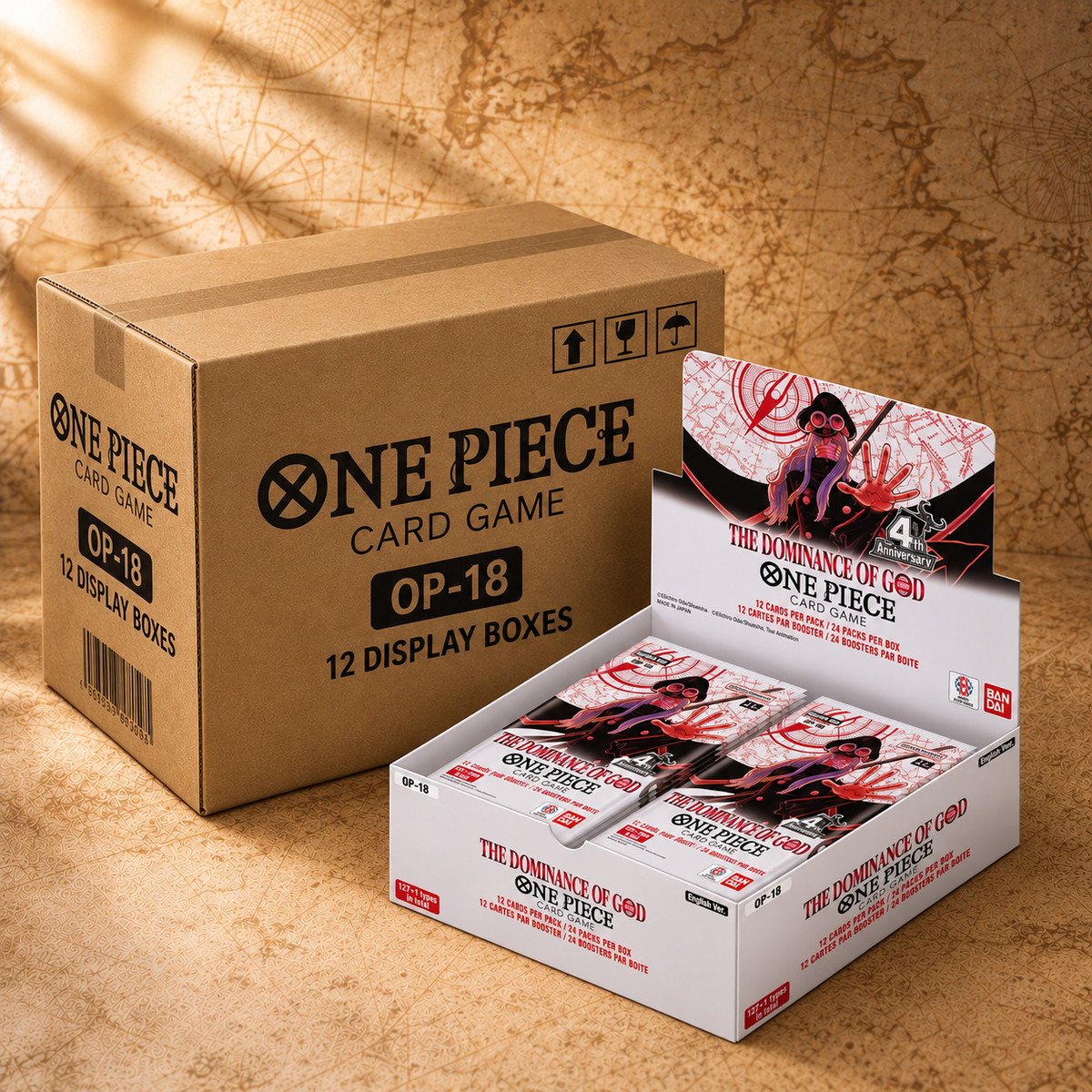 OP-18 - Sealed Case 12 Booster Boxes (English) - PRE-ORDER